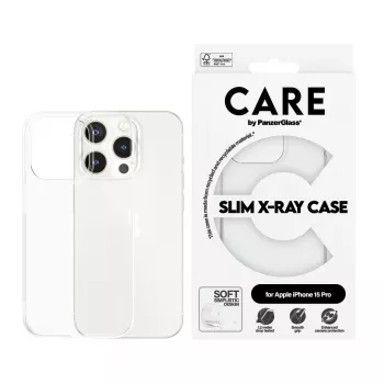 PanzerGlass CARE™ by ® X-Ray Case iPhone 15 Pro dėklas, permatomas