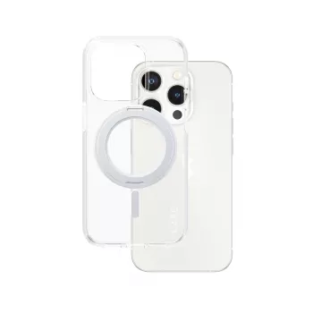PanzerGlass CARE™ by ® Dėklas Skaidrus su Sidabriniu Stoveliu & MagSafe iPhone 15 Pro