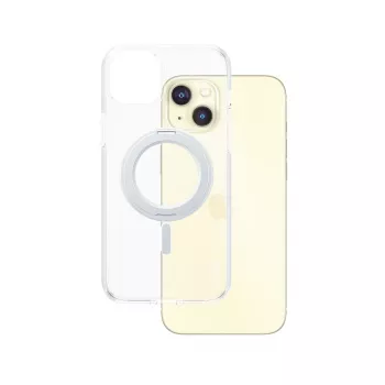 PanzerGlass CARE by ® Feature Case skaidrus su sidabriniu stovu ir MagSafe, iPhone 15 Plus
