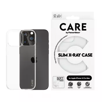 PanzerGlass CARE™ by ® X-Ray Dėklas iPhone 15 Pro Max, Skaidrus
