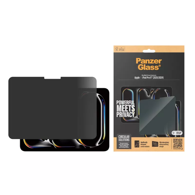 PanzerGlass® privatumo ekrano apsauga iPad Pro 11'' (2024-2025) | Ultra-Wide Fit