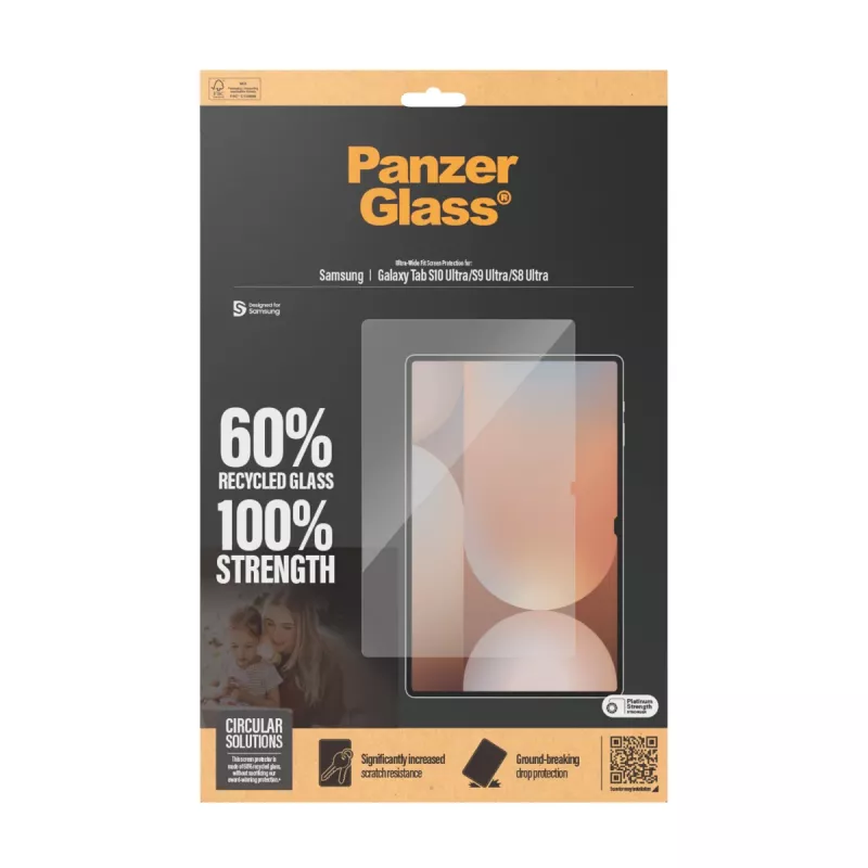 PanzerGlass® Ekrano apsauga Samsung Galaxy Tab S8 Ultra | S9 Ultra | S10 Ultra | Ultra-Wide Fit