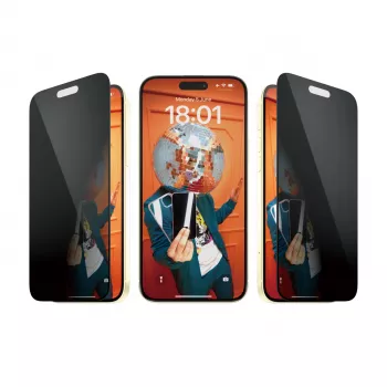 PanzerGlass® Privatumo ekrano apsauga iPhone 15 Plus | Ultra-Wide Fit