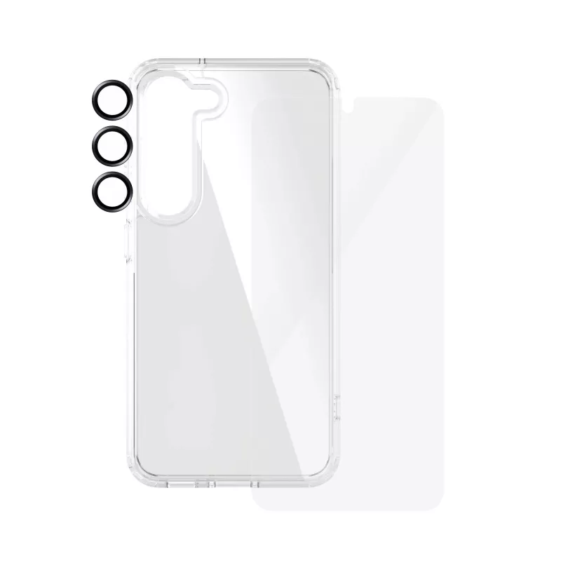 PanzerGlass 3-in-1 rinkinys Samsung Galaxy S24 | Ultra-Wide Fit su EasyAligner
