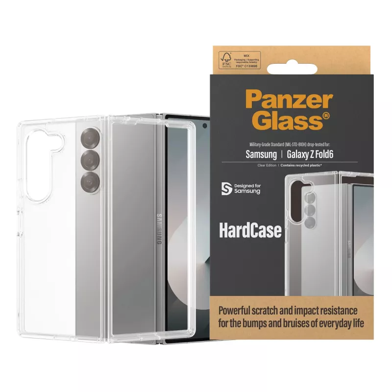PanzerGlass ® HardCase Skaidrus Samsung Galaxy Z Fold6, Dėklas, Samsung, Samsung - Galaxy Z Fold6, Skaidrus