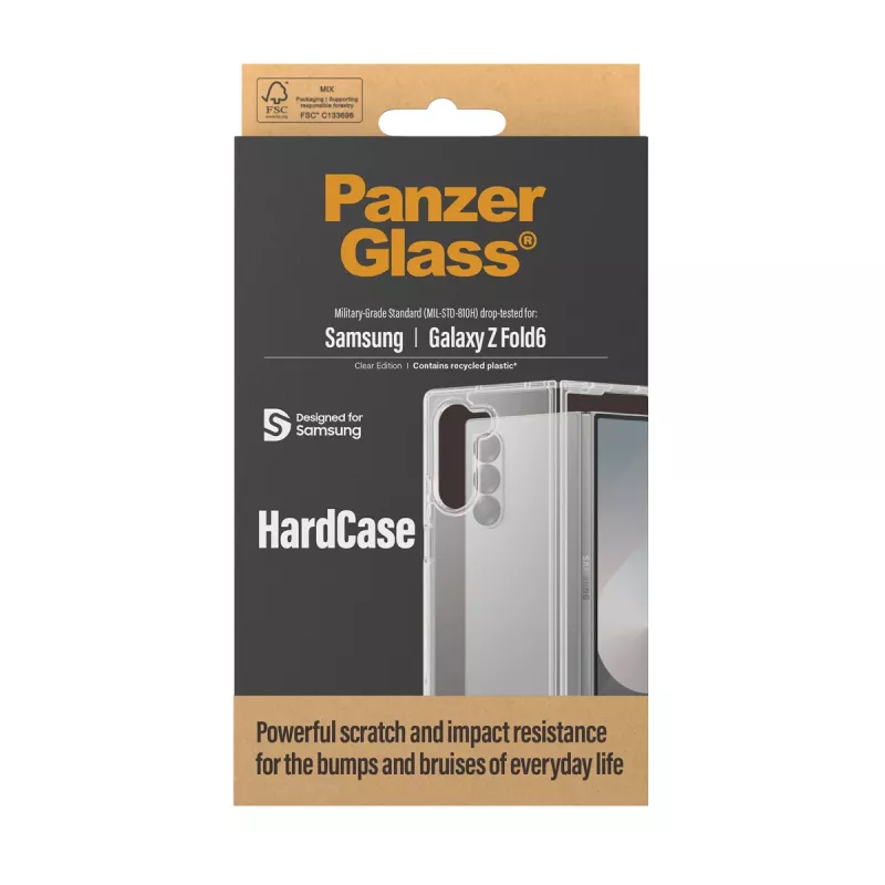 PanzerGlass ® HardCase Skaidrus Samsung Galaxy Z Fold6, Dėklas, Samsung, Samsung - Galaxy Z Fold6, Skaidrus