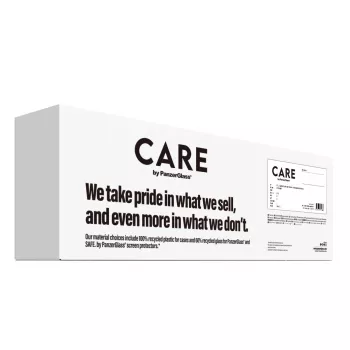 PanzerGlass CARE™ by ® Samba Dėklas Skaidrus su Balta Qi suderinamas iPhone 17e | 16e