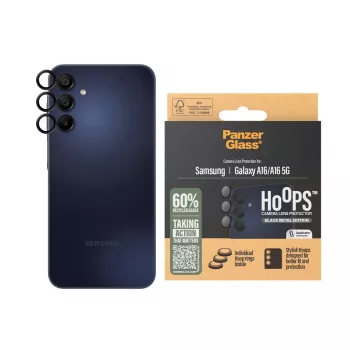 PanzerGlass® Hoops® fotoaparato objektyvo apsauga juoda Samsung Galaxy A16 | A16 5G
