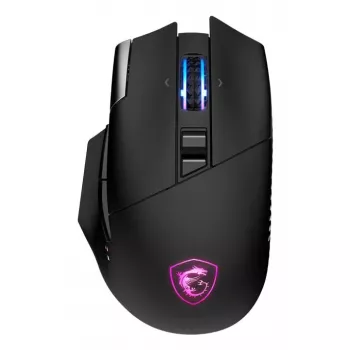 MSI S12-4301370-CLA pelė žaidimams, dešinei rankai, RF belaidė + Bluetooth + USB Type-A, optinė, 26000 DPI