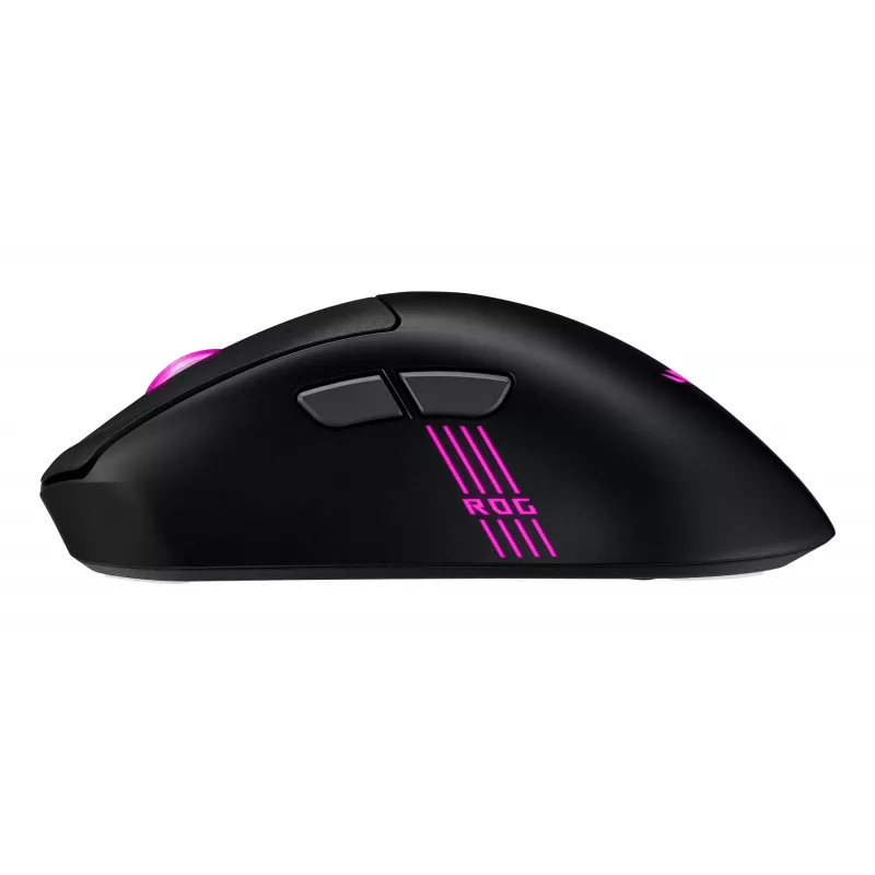 ASUS ROG Keris II Origin BLK pelė žaidimams Dešinė ranka RF belaidis + Bluetooth + USB Type-A Optinė 42000 DPI