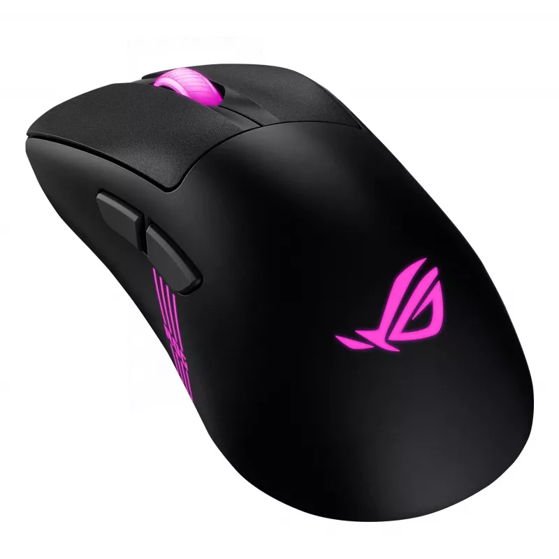ASUS ROG Keris II Origin BLK pelė žaidimams Dešinė ranka RF belaidis + Bluetooth + USB Type-A Optinė 42000 DPI