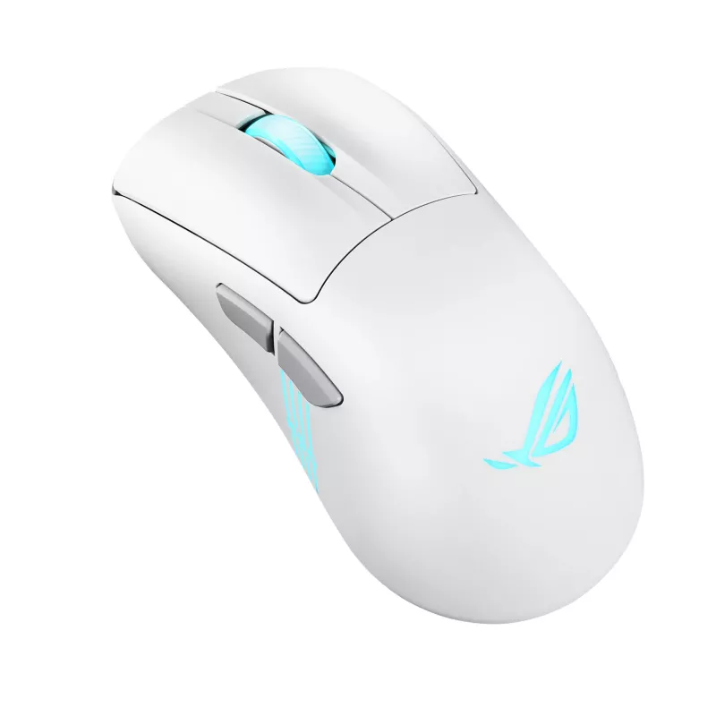 ASUS ROG Keris II Origin WHT pelė žaidimams Dešininei rankai RF belaidė + Bluetooth + USB Type-A Optinė 42000 DPI