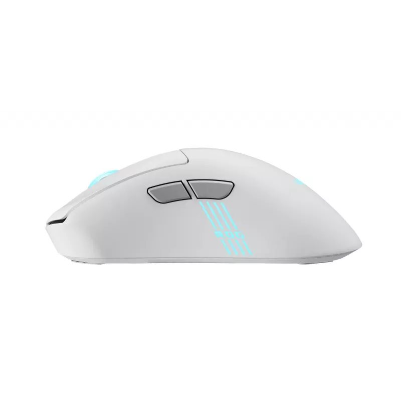 ASUS ROG Keris II Origin WHT pelė žaidimams Dešininei rankai RF belaidė + Bluetooth + USB Type-A Optinė 42000 DPI