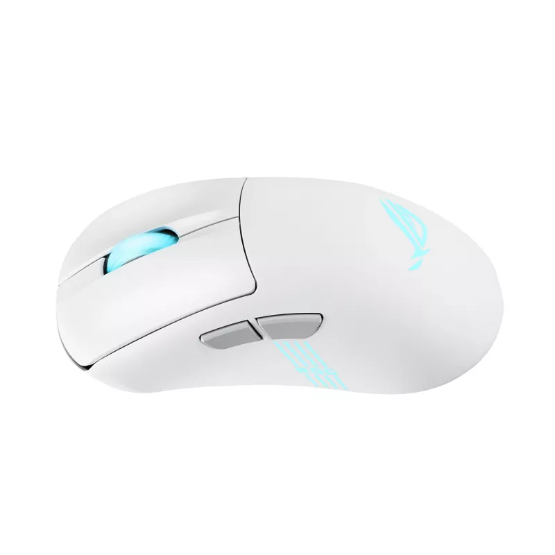 ASUS ROG Keris II Origin WHT pelė žaidimams Dešininei rankai RF belaidė + Bluetooth + USB Type-A Optinė 42000 DPI