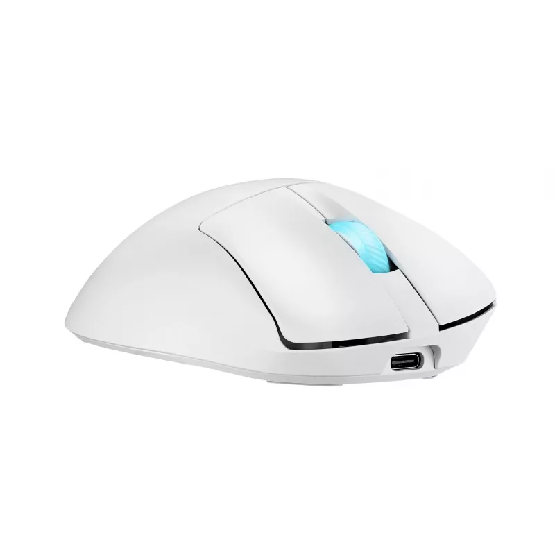 ASUS ROG Keris II Origin WHT pelė žaidimams Dešininei rankai RF belaidė + Bluetooth + USB Type-A Optinė 42000 DPI