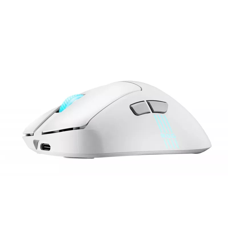 ASUS ROG Keris II Origin WHT pelė žaidimams Dešininei rankai RF belaidė + Bluetooth + USB Type-A Optinė 42000 DPI