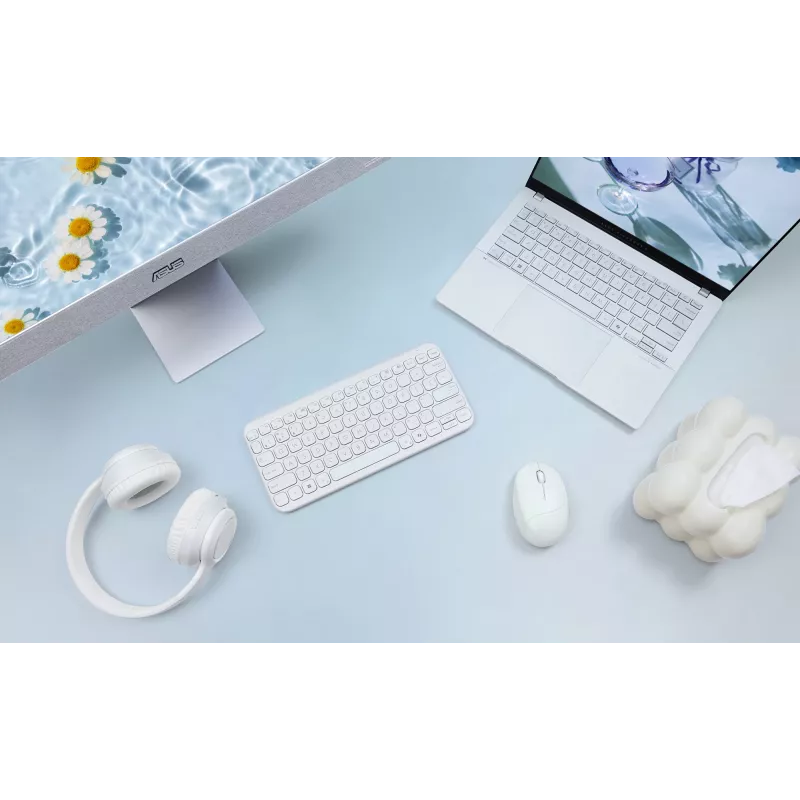 ASUS Fragrance MD101 pelė namams Ambidextrinė RF belaidė + Bluetooth optinė 2400 DPI