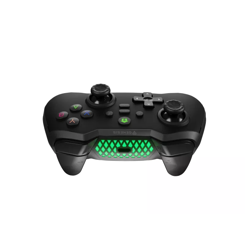 GENESIS Mangan 400 Black belaidis žaidimų pultas, analoginis / skaitmeninis, Android, MAC, Nintendo Switch, PC, iOS