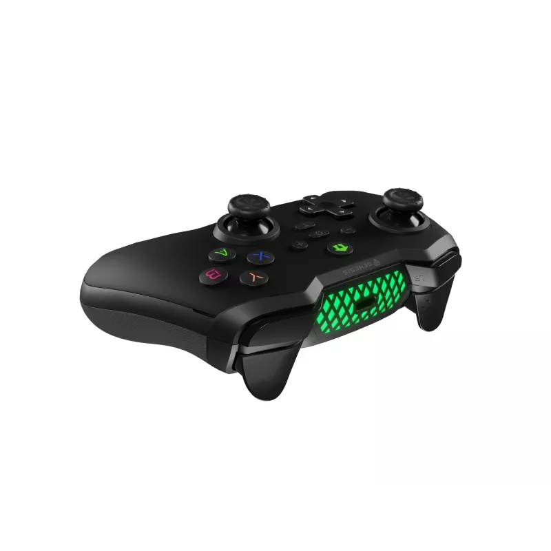 GENESIS Mangan 400 Black belaidis žaidimų pultas, analoginis / skaitmeninis, Android, MAC, Nintendo Switch, PC, iOS