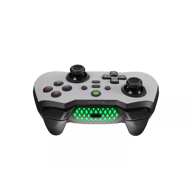 GENESIS Mangan 400 White belaidis žaidimų pultas Analogue / Digital Android, MAC, Nintendo Switch, PC, iOS