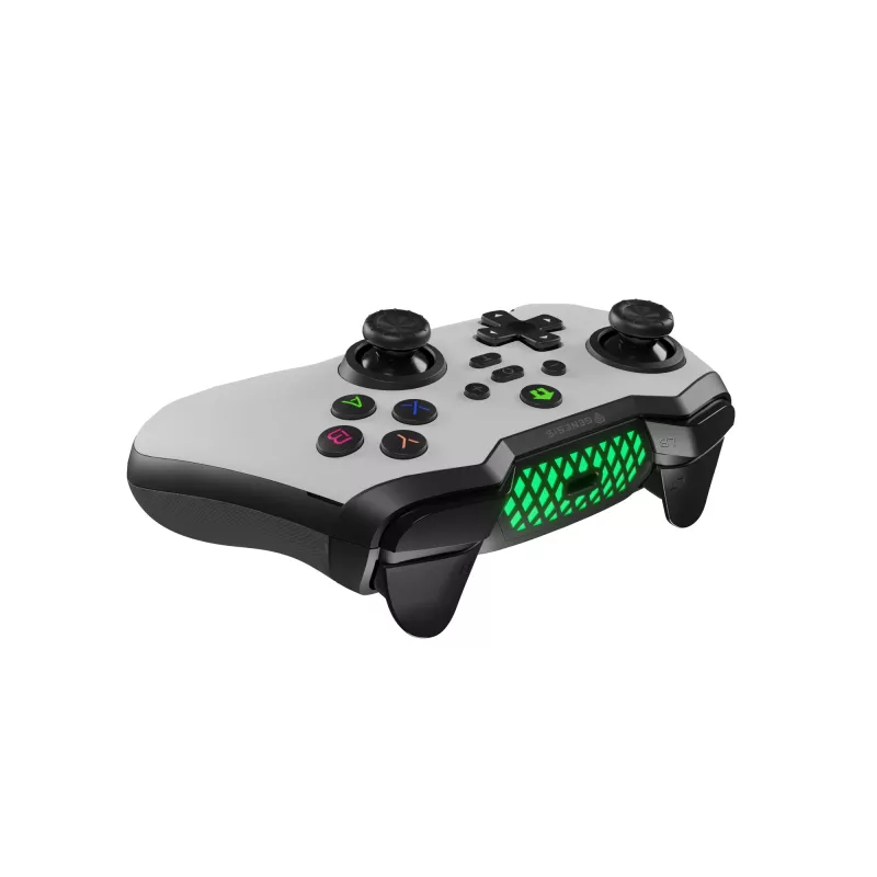 GENESIS Mangan 400 White belaidis žaidimų pultas Analogue / Digital Android, MAC, Nintendo Switch, PC, iOS