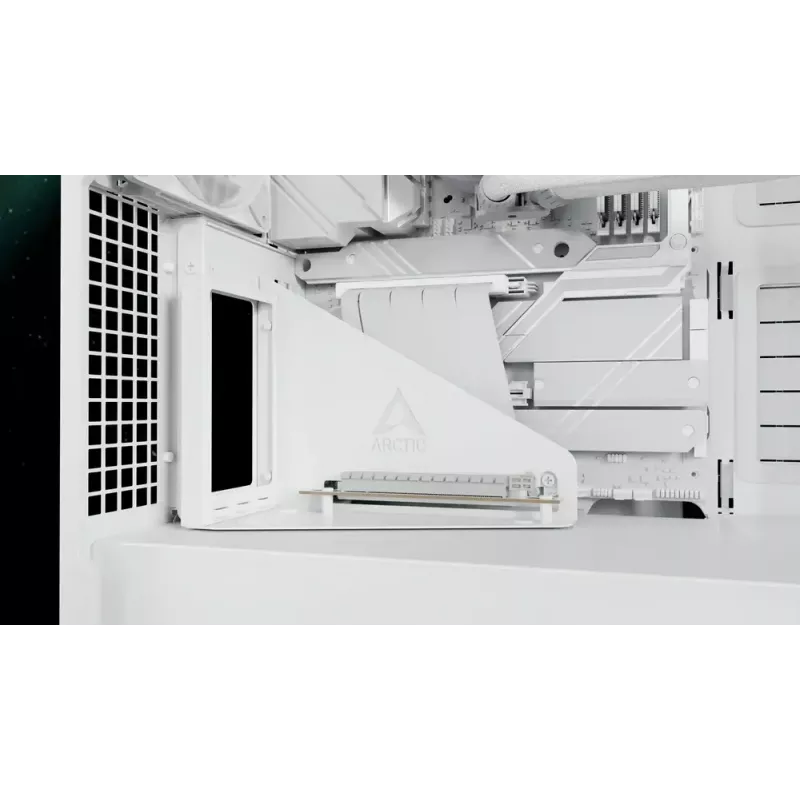 ARCTIC Xtender VG (Balta) Premium E-ATX PC korpusas su vertikaliu GPU montavimu