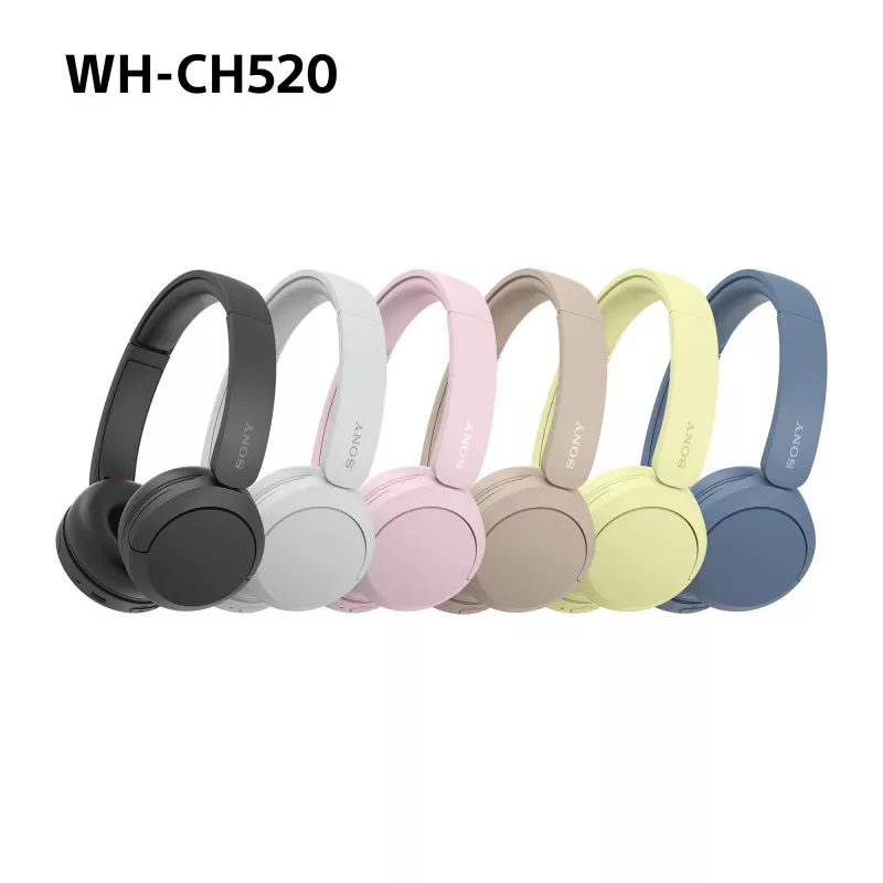 Sony WHCH520Y.CE7 belaidės ausinės, geltonos