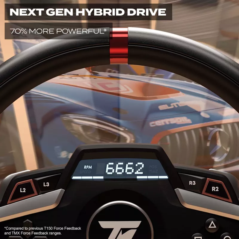 Thrustmaster T248 Juodas Vairas su Pedalais PC, PlayStation 4, PlayStation 5