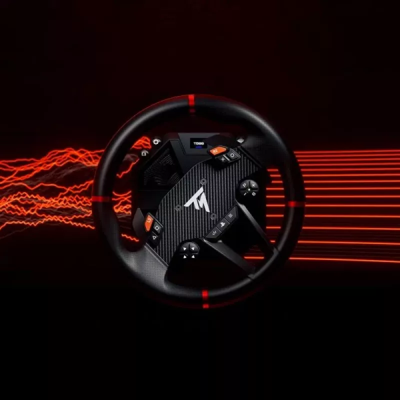 Thrustmaster T598 Juodas, Raudonas USB vairas + pedalai Analoginis / Skaitmeninis PC, PlayStation 4, PlayStation 5