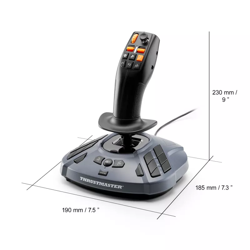Thrustmaster SimTask FarmStick – Universalus vairasvirtė ūkio ir statybos technikai