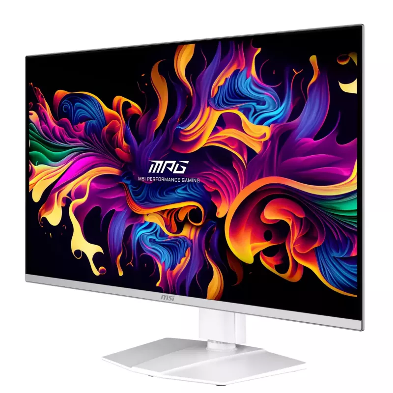 MSI MPG 321URXWDE QD-OLED monitorius 80 cm (31,5 colio) 3840 x 2160 pikselių 4K Ultra HD baltas