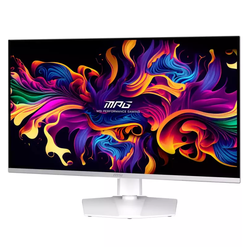 MSI MPG 321URXWDE QD-OLED monitorius 80 cm (31,5 colio) 3840 x 2160 pikselių 4K Ultra HD baltas