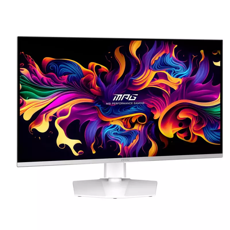 MSI MPG 321URXWDE QD-OLED monitorius 80 cm (31,5 colio) 3840 x 2160 pikselių 4K Ultra HD baltas