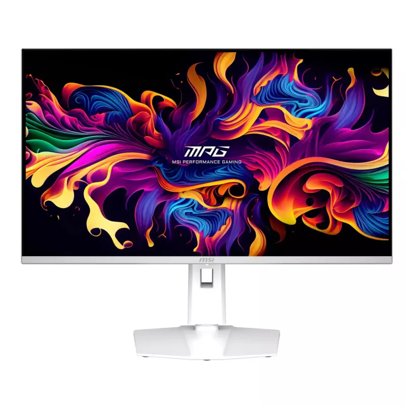 MSI MPG 321URXWDE QD-OLED monitorius 80 cm (31,5 colio) 3840 x 2160 pikselių 4K Ultra HD baltas