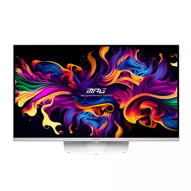 MSI MPG 321URXWDE QD-OLED monitorius 80 cm (31,5 colio) 3840 x 2160 pikselių 4K Ultra HD baltas