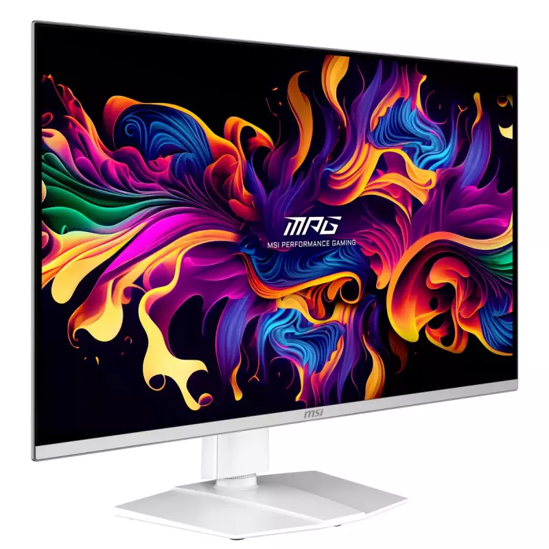 MSI MPG 321URXWDE QD-OLED monitorius 80 cm (31,5 colio) 3840 x 2160 pikselių 4K Ultra HD baltas