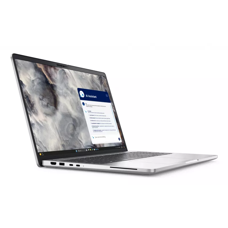 Nešiojamas kompiuteris DELL Pro 16 Plus PB16250, Intel Core Ultra 5 235U, 40,6 cm (16 colių) Full HD+, 16 GB DDR5, 512 GB SSD, Wi-Fi 6E, Windows 11 Pro, aliuminis
