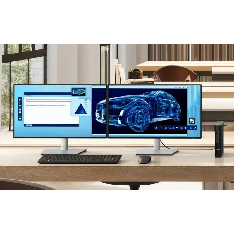 DELL Pro QBM1250 Plus Intel Core Ultra 7 265 16 GB DDR5-SDRAM 512 GB SSD Windows 11 Pro Micro PC mini kompiuteris juodas