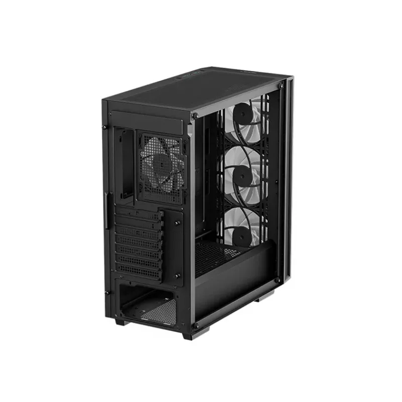 DeepCool MATREXX 55 MESH V4 C vidutinio dydžio (Midi Tower) kompiuterio korpusas, ATX, grūdintas stiklas, be maitinimo bloko, juodas