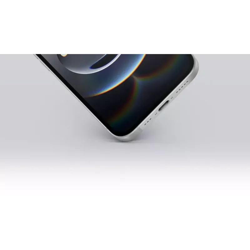 Išmanusis telefonas Apple iPhone 16e — 6,1 colio (15,5 cm) ekranas, A18, 512 GB, Dual SIM, 5G, 48 MP galinė kamera, Baltas
