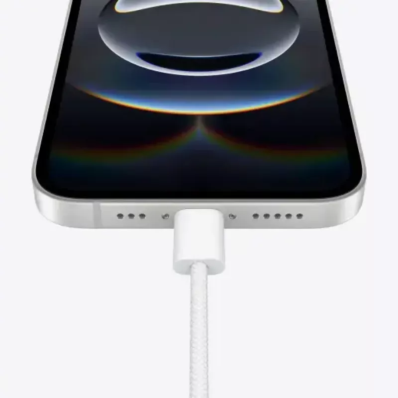 Išmanusis telefonas Apple iPhone 16e — 6,1 colio (15,5 cm) ekranas, A18, 512 GB, Dual SIM, 5G, 48 MP galinė kamera, Baltas