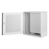 DIGITUS 12U sieninis spintos korpusas, SOHO, nesurinktas 595x540x400 mm, perforuotos priekinės durelės, pilka