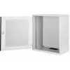 DIGITUS 12U sieninis spintos korpusas, SOHO, nesurinktas 595x540x400 mm, perforuotos priekinės durelės, pilka
