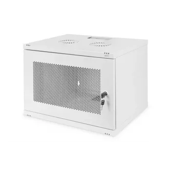 DIGITUS 7U sieninė spinta SOHO nesurinkta 370x540x400 mm perforuotos priekinės durelės pilka