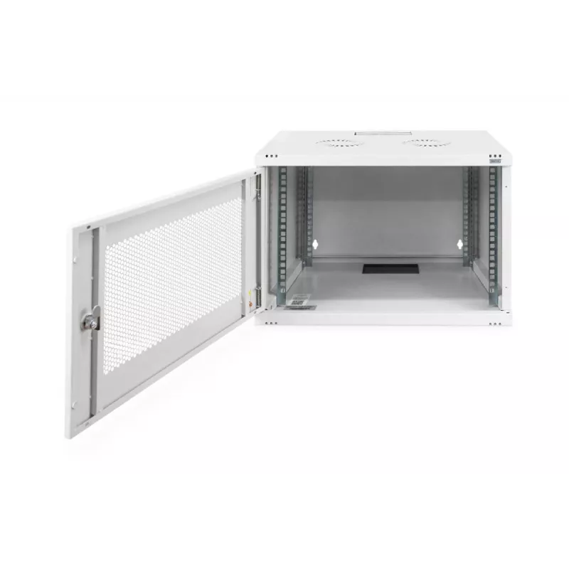 DIGITUS 7U sieninė spinta SOHO nesurinkta 370x540x400 mm perforuotos priekinės durelės pilka