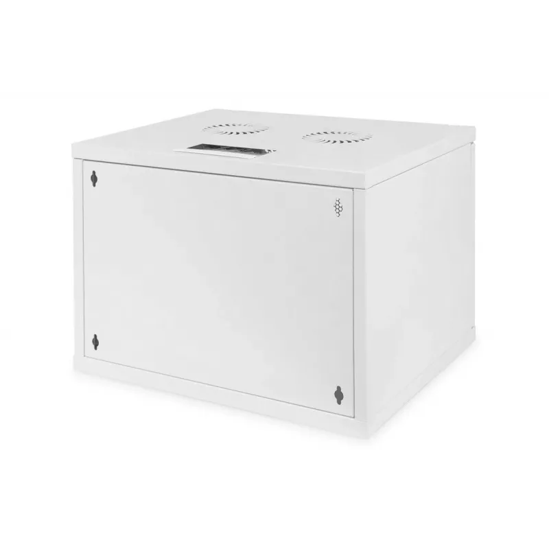 DIGITUS 7U sieninė spinta SOHO nesurinkta 370x540x400 mm perforuotos priekinės durelės pilka