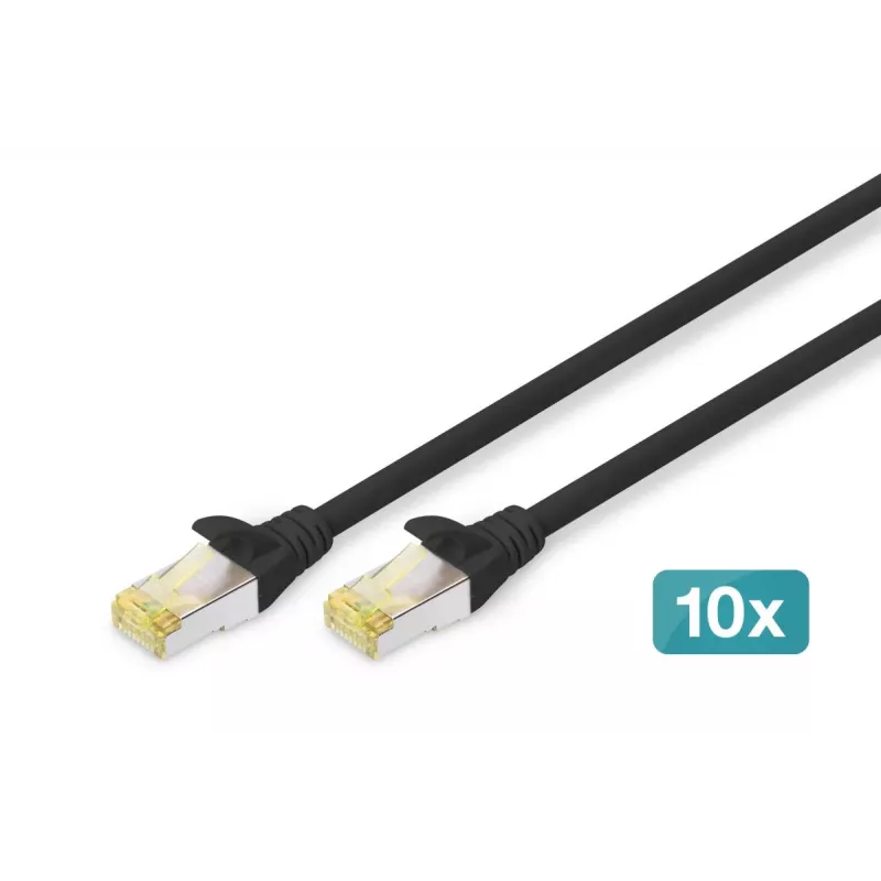 DIGITUS 10 colių tinklo rinkinys su 9U spintele, juoda lentyna, PDU, 8 prievadų jungikliu, CAT6 pataisų skydeliu