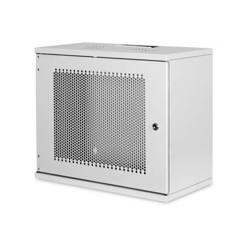 DIGITUS 9U sieninis spintelis - SOHO nesurinktas 460x540x400 mm perforuotos priekinės durelės pilka