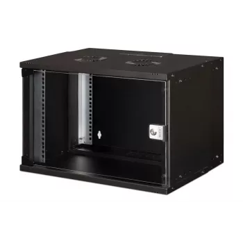 DIGITUS SOHO PRO sieninis spintos stovas - 19 colių 7U - 370 x 540 x 400 mm juodas