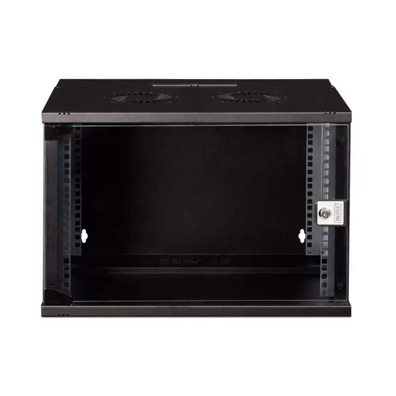 DIGITUS SOHO PRO sieninis spintos stovas - 19 colių 7U - 370 x 540 x 400 mm juodas